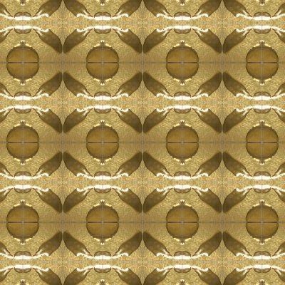 Marble Systems Liquid Gold Glossy Ceramic Tile 8x8 - Liquid Gold - 8" x 8" x 5/8"