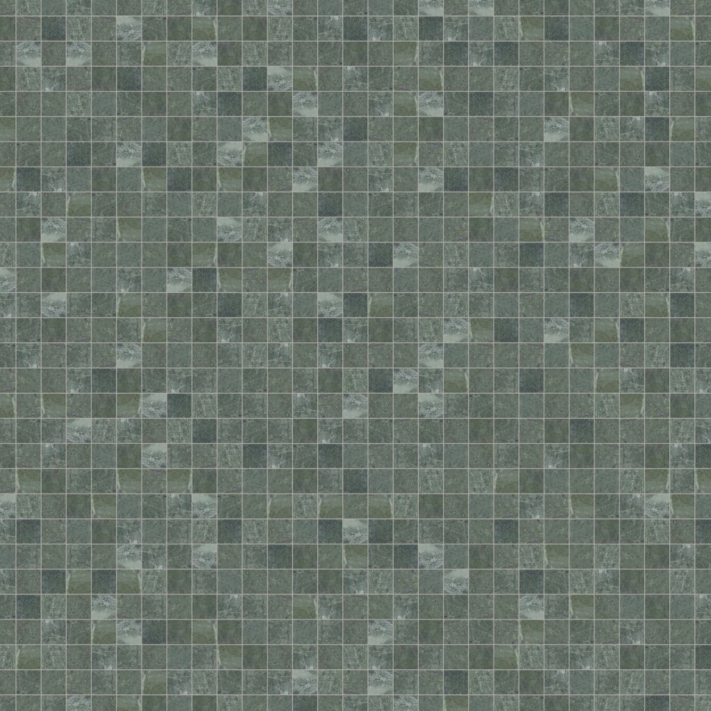 Marble Systems Verde Tia Honed 2x2 Marble Mosaic 12x12 - Verde Tia