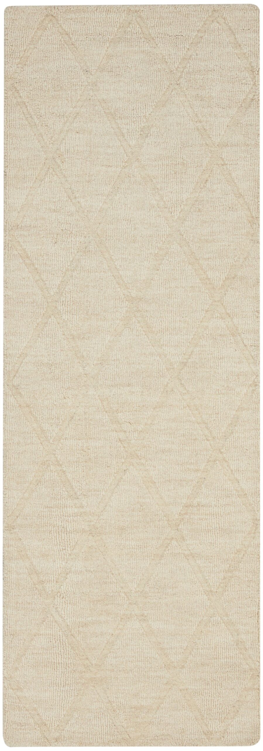 Nourison Home Nourison Wool Haven WOH01 2' x 6' Ivory Modern Indoor Rug