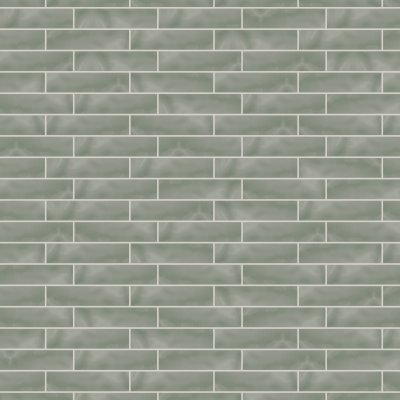 Qualis Ceramica Element Smoke Artisan Glass 3X12 - Alternating 1/3