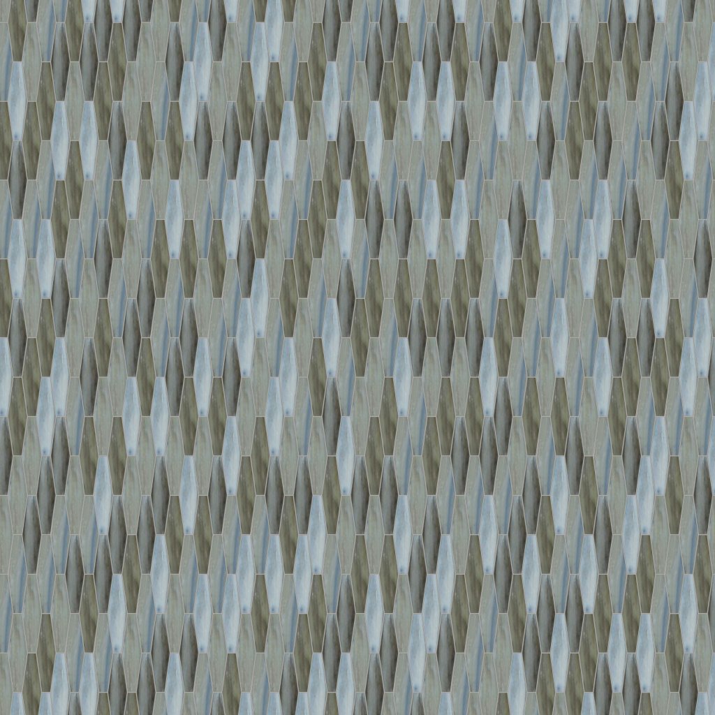 Marble Systems Metta Matte Ehex Glass Mosaic 12 7/8x9 7/8 - Metta