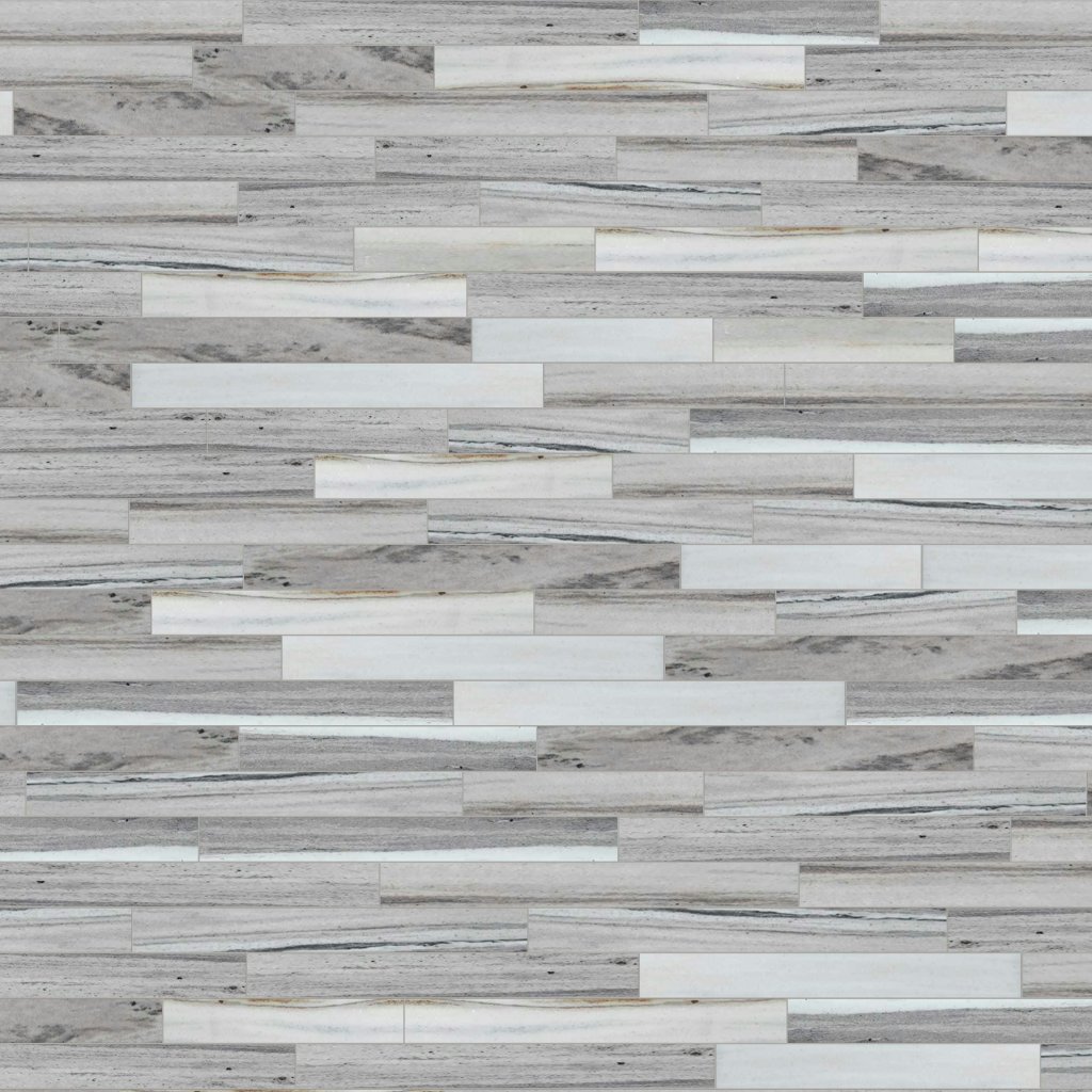 Marble Systems Skyline Polished Marble Accent Tiles Elevations Pattern - Skyline