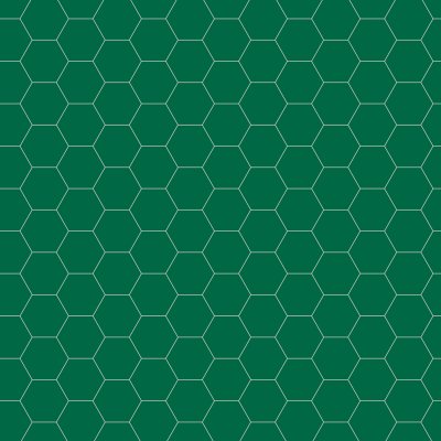Qualis Ceramica Ronda 5.5x6.3 Green Hexagon - 5.5" x 6.3"