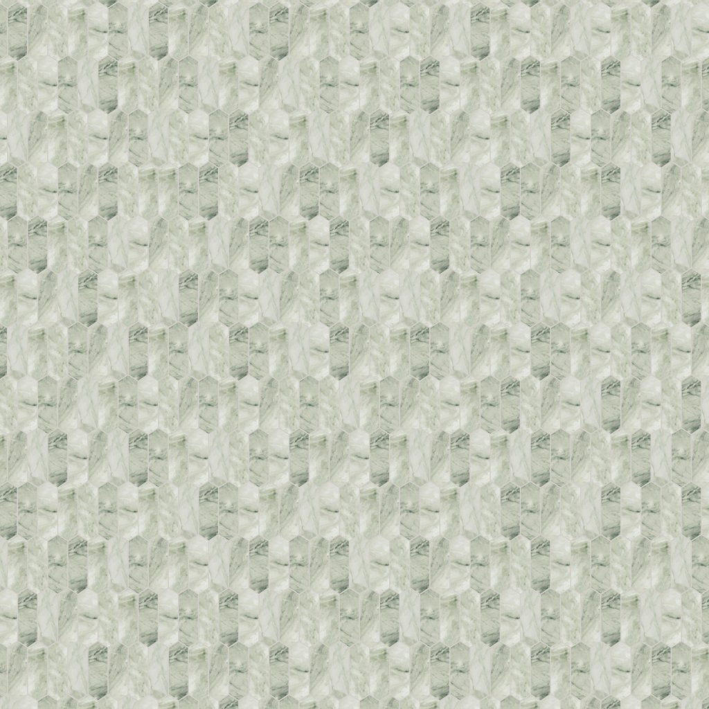 Qualis Ceramica Moscato Argento 2x6 Picket Mosaic