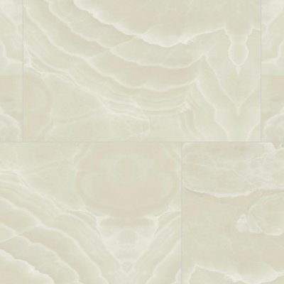 Qualis Ceramica Lustra 48x48 Onyx Crema Honed - Alternating 1/3