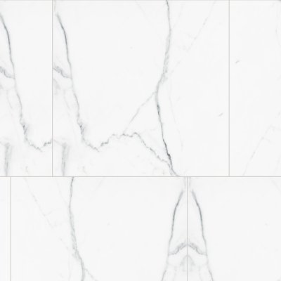 Qualis Ceramica Royal Stoneworks 36X36 Grandvein White Honed - Random Length