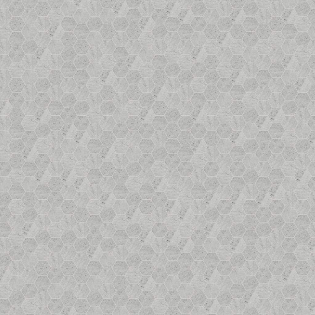 Qualis Ceramica LITHOFORM 2" HEX VEINCUT TWILIGHT