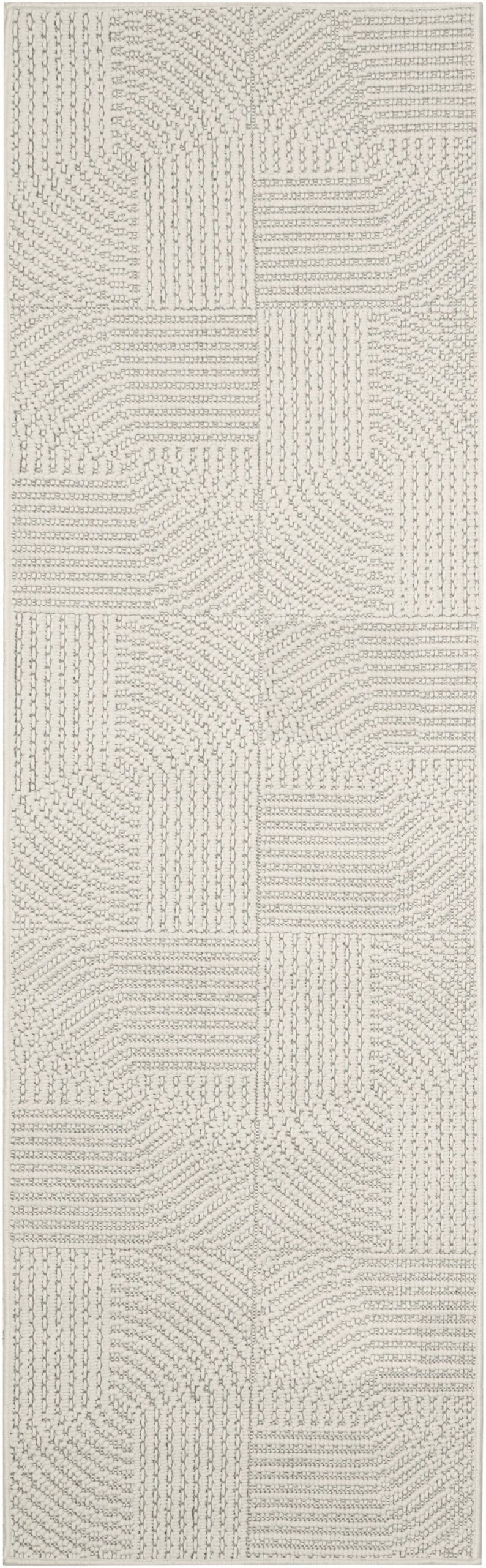 Nourison Home Nourison Natural Texture NTX02 2'3" x 7'6" Ivory Modern Indoor Rug