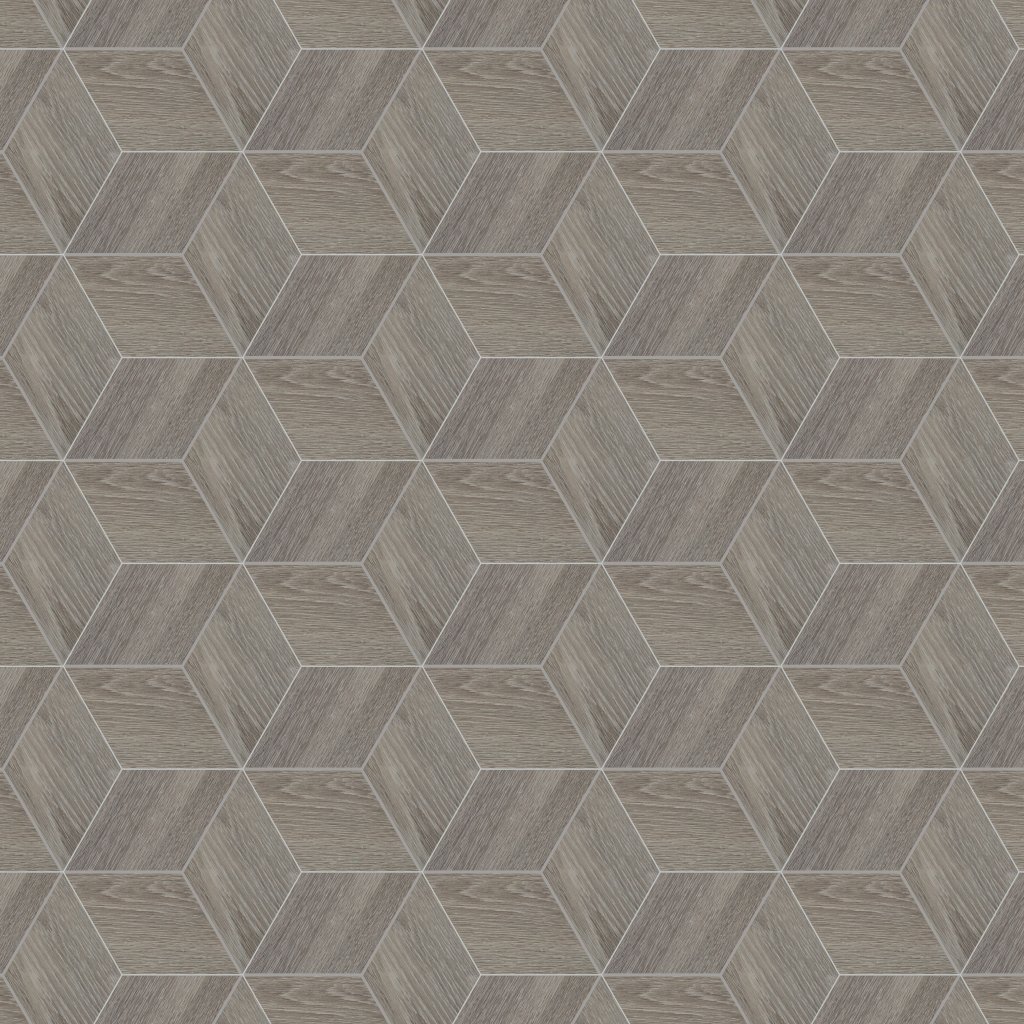 Daltile Emerson Wood Balsam Fir, 3D Cube, 12X12, Matte - Balsam Fir