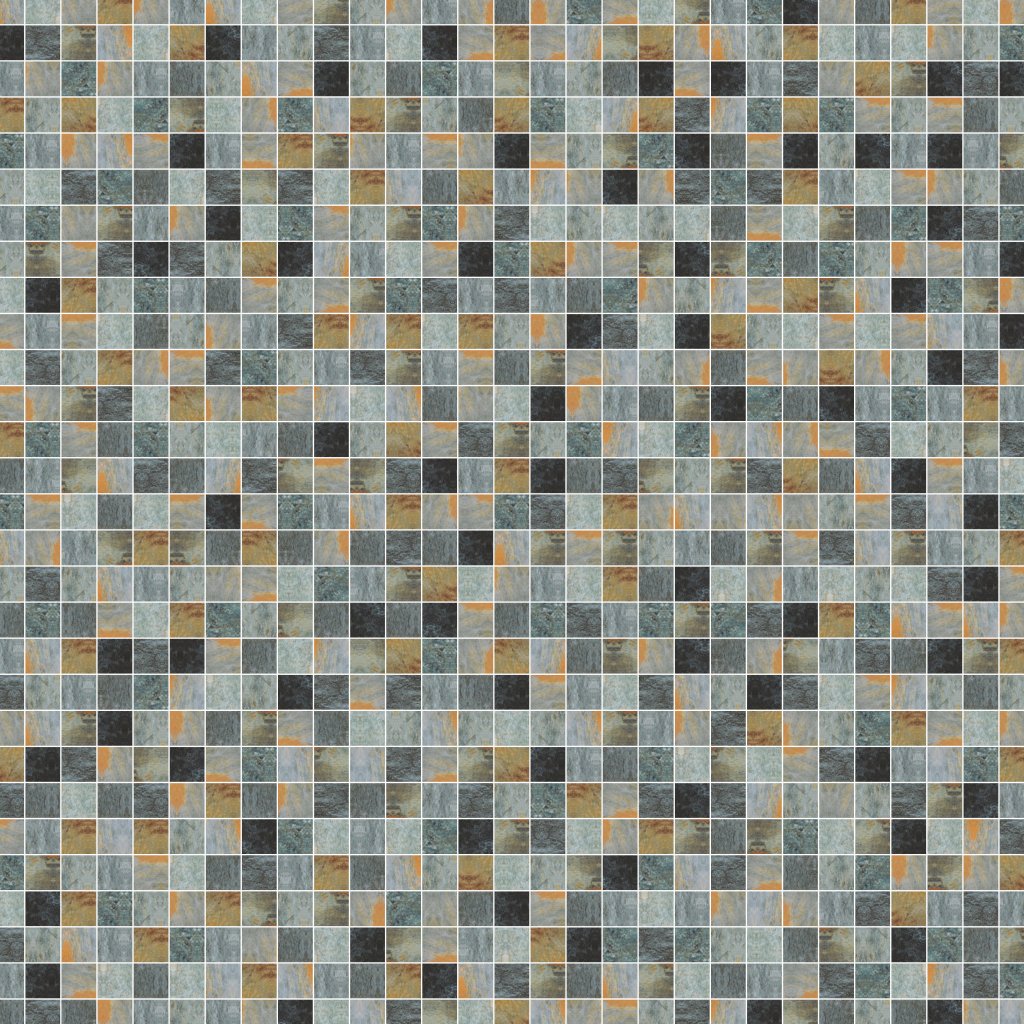 Qualis Ceramica Vermont Jade 2X2 Mosaic - Black
