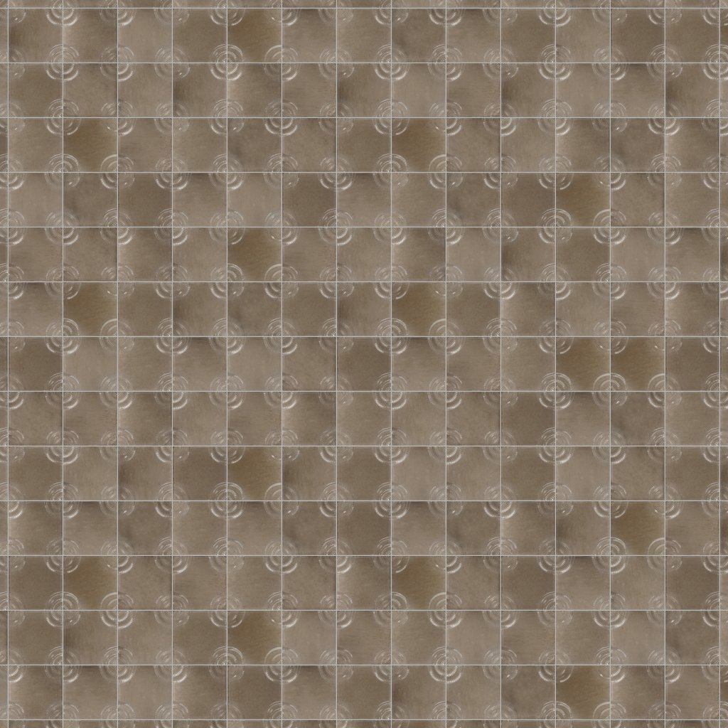 Daltile Relicca Antique, Square, 4X4, Circle, Glossy - Antique