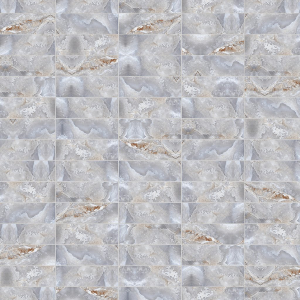 Qualis Ceramica Treasure 4x12 Blue Dream Onyx Polished