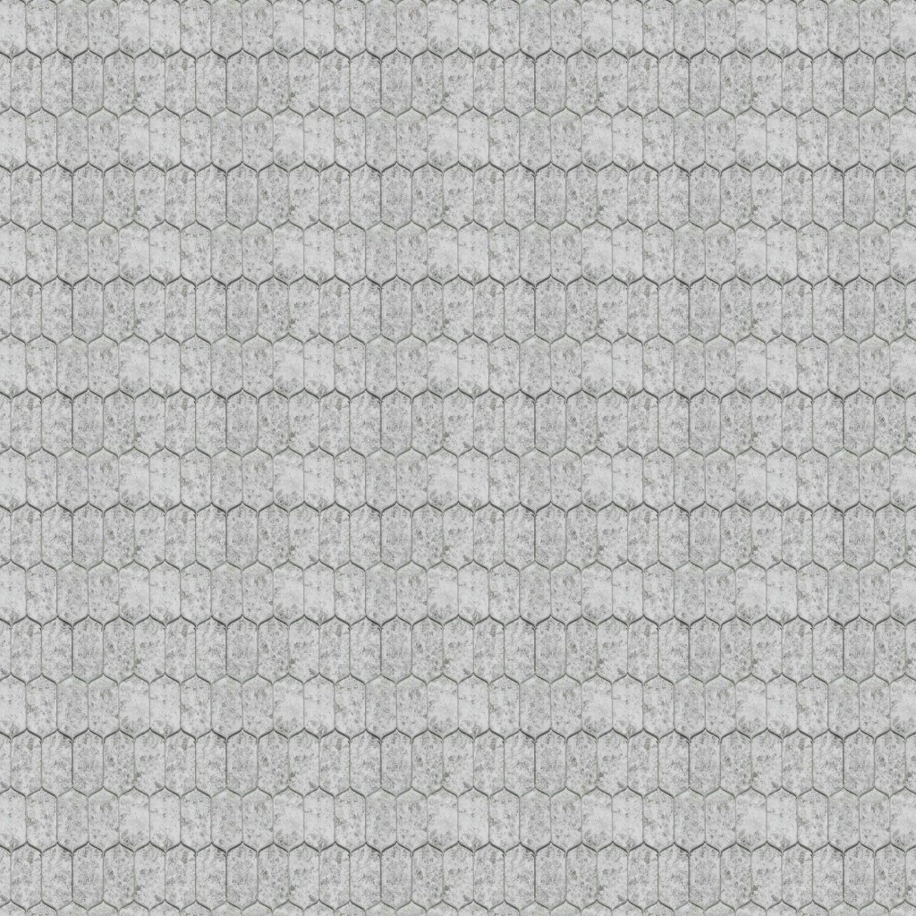 Marble Systems Picket Glossy Glass Mosaic 10x13 1/4 - Picket