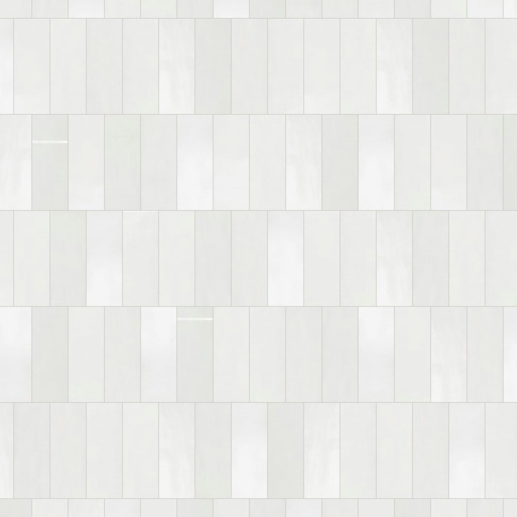Qualis Ceramica Hamptons Collection Brickwork Mosaic Matte Pearl