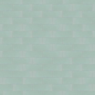 Witty Green Glossy Subway Ceramic Tile 4x12 - Witty Green - 4" x 12" x 3/8"