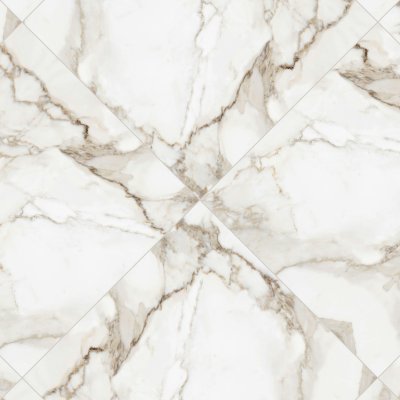 Qualis Ceramica Royal Stoneworks 36X36 Calacatta Royale Honed - Herringbone