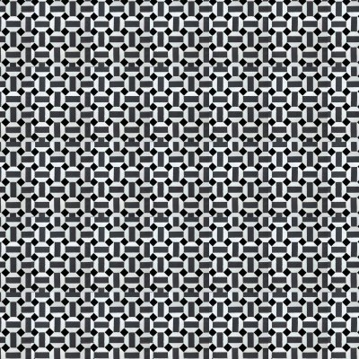 Marble Systems White, Black, Gray Glossy Ahmed Zellige Mosaic 12x12 - White, Black, Gray - 12" x 12" x 1/2"