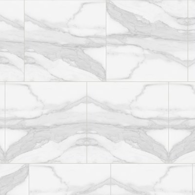 Qualis Ceramica Plata 24x24 Statuario Brina Polished - 24" x 24"