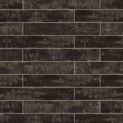 Qualis Ceramica Muskoka 6x36 Charred - 6" x 36"