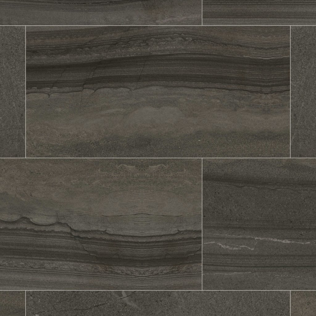 Qualis Ceramica Rhythm Rock Dark 24X48F