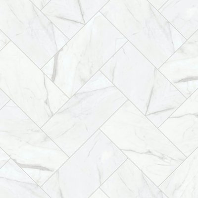 Qualis Ceramica Altezza 12x24 Carrara - Herringbone