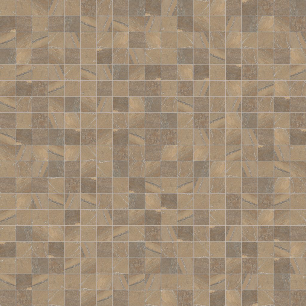 Daltile Ayers Rock Bronzed Beacon, Straight Joint, 3X3, Matte - Bronzed Beacon