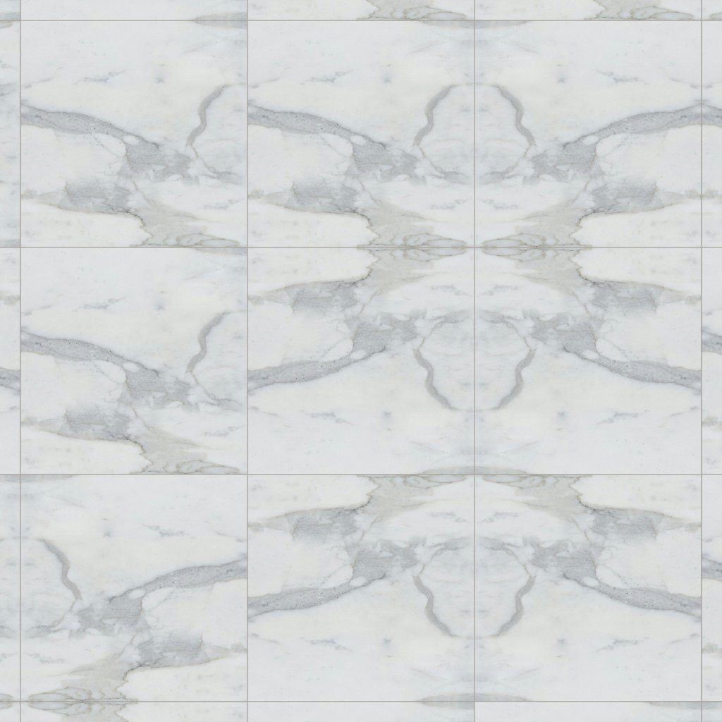 Marble Systems Calacatta Gold Royal Honed Marble Tile 18x18 - Calacatta Gold Royal