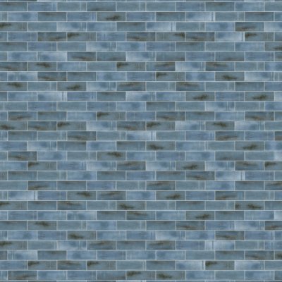 Qualis Ceramica Aruba 2x6 Night Blue Gloss - Alternating 1/3