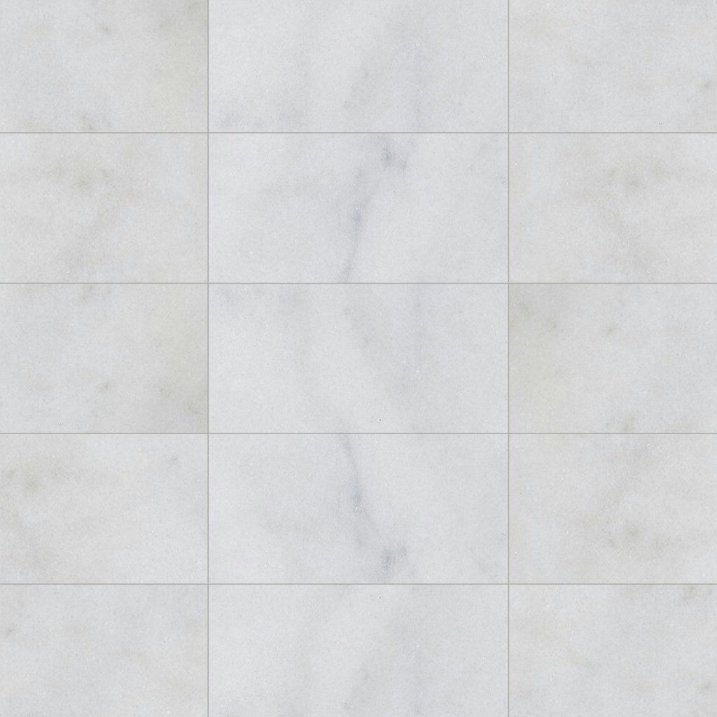 Marble Systems Glacier Honed Marble Tile 12x24 - Glacier