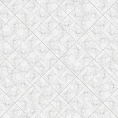 Qualis Ceramica Bianco Venatino 6x6 Polished - Herringbone