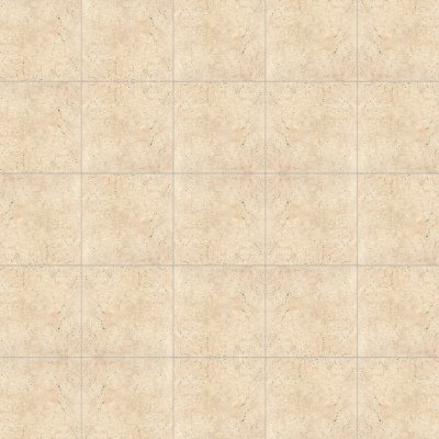 Marble Systems Ivory Brushed Travertine Tile 12x12 - Ivory - 12" x 12" x 3/8"