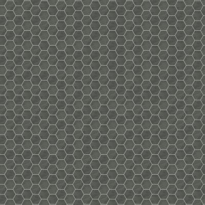 Qualis Ceramica Nord 6 Hex Carbon - 10,5" x 12"