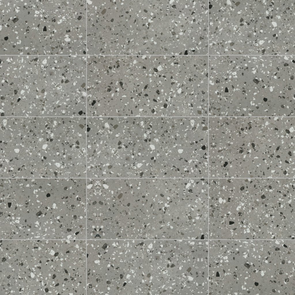 Daltile Poke Smoke Flecks, Rectangle, 12X24, Matte - Smoke Flecks