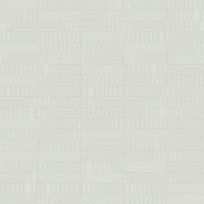 Qualis Ceramica Geometra 3x12 Stone Maze - Grid