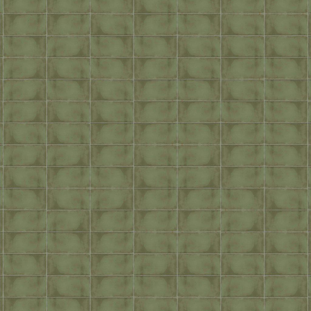 Marble Systems Fern Matte Ceramic Tile 4x8 - Fern