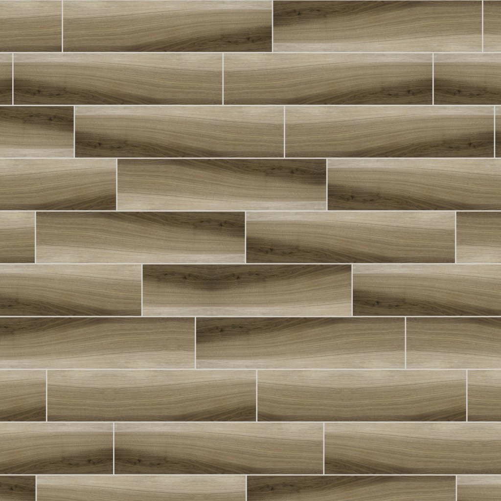 Qualis Ceramica Amaya 6x24 Walnut