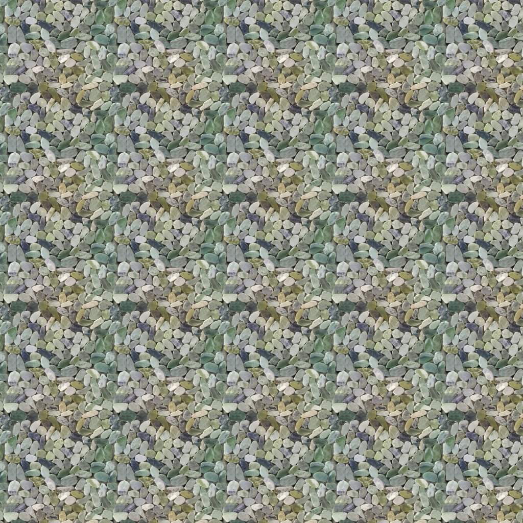 Qualis Ceramica Riviera Tileworks Chelsea Crystal Green Semi-Precious Stone Interlocking Mosaic