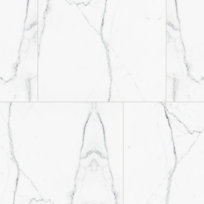 Qualis Ceramica Royal Stoneworks 36X36 Grandvein White Honed - 36" x 36"