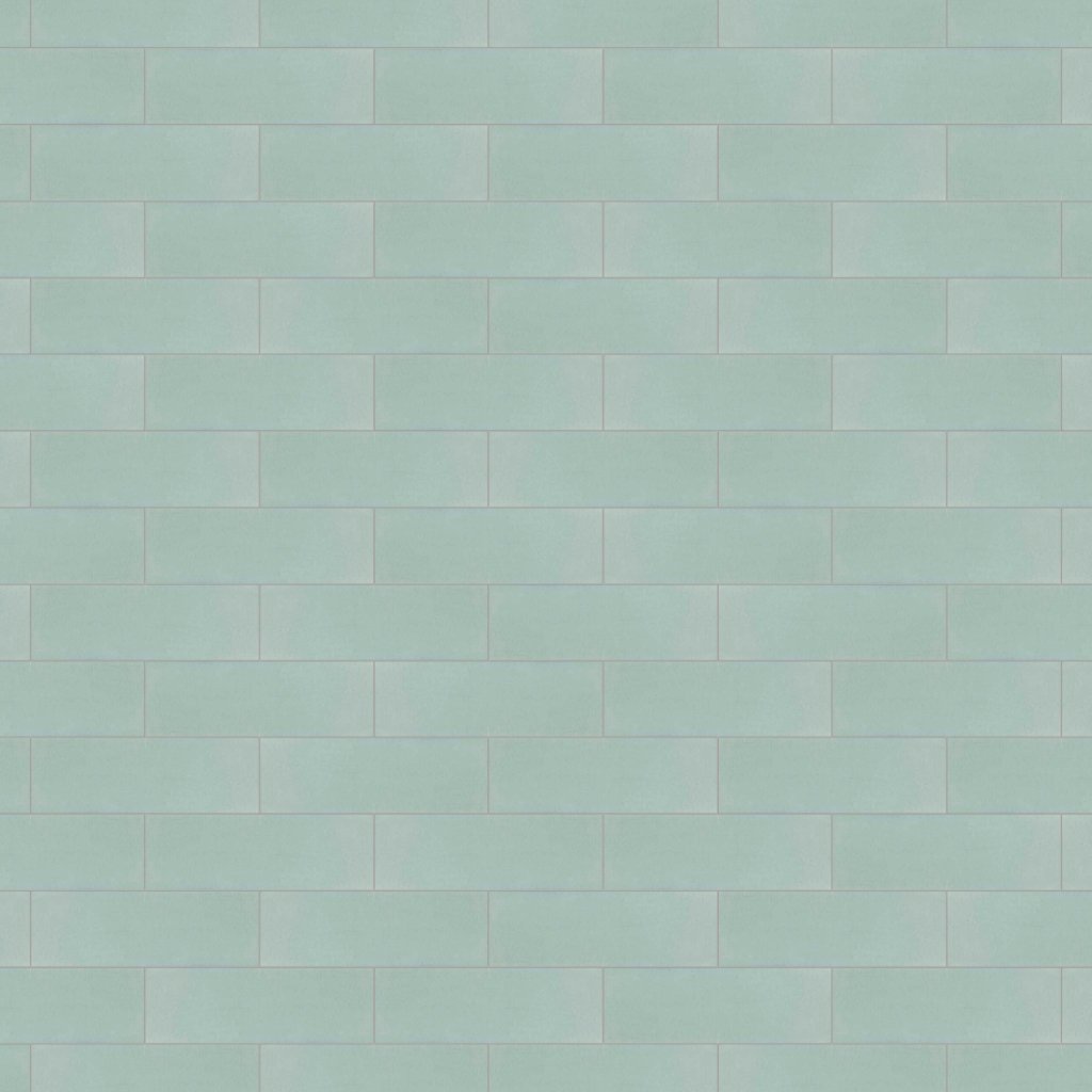 Witty Green Glossy Subway Ceramic Tile 4x12 - Witty Green