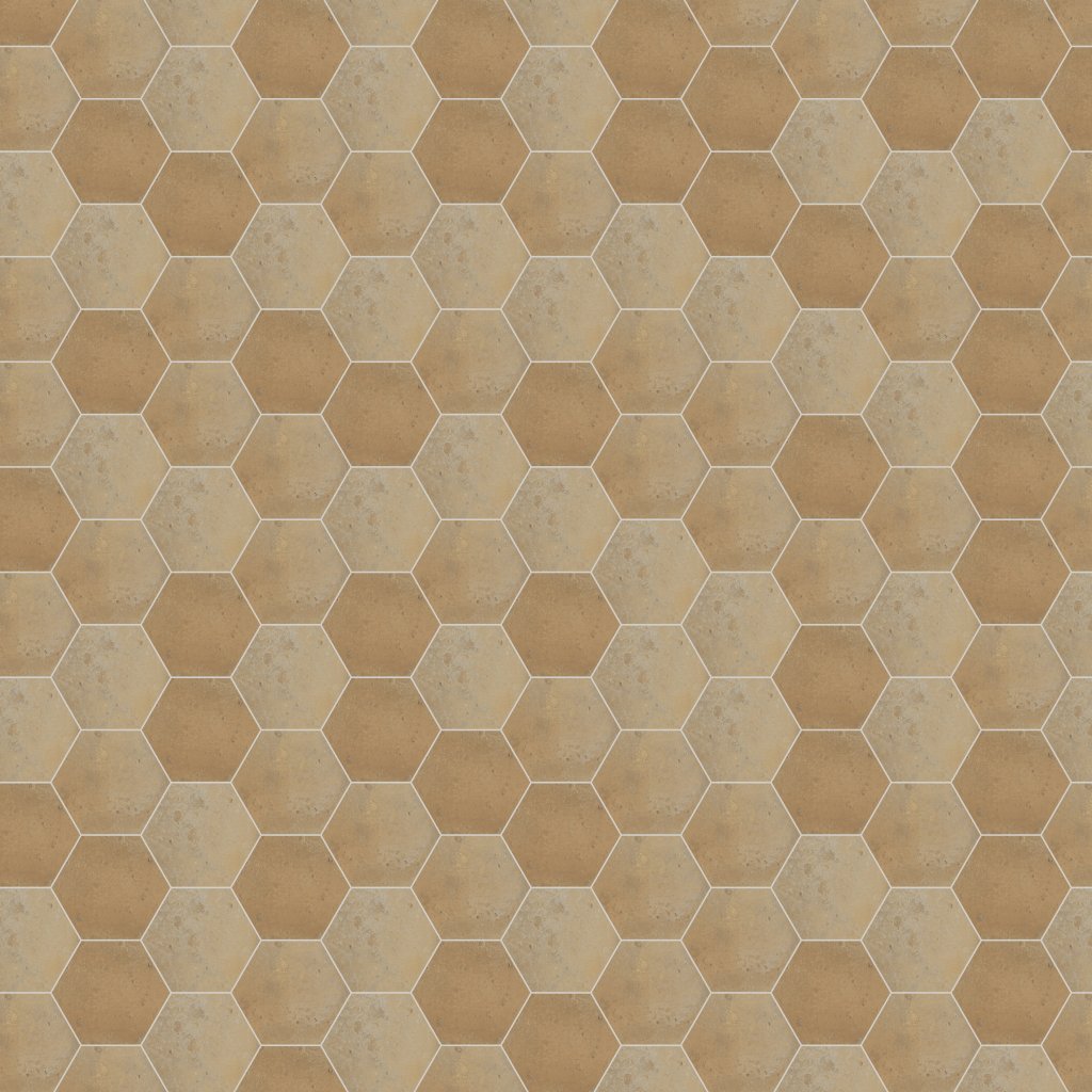 Qualis Ceramica Alma 5.5x6.3 Terra Hexagon
