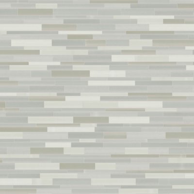 Qualis Ceramica Natural Blend Random Strip Mosaic - 12" x 13"