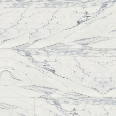 Qualis Ceramica Royal Stoneworks 24X48 Regal White Vein Polished - Random Length