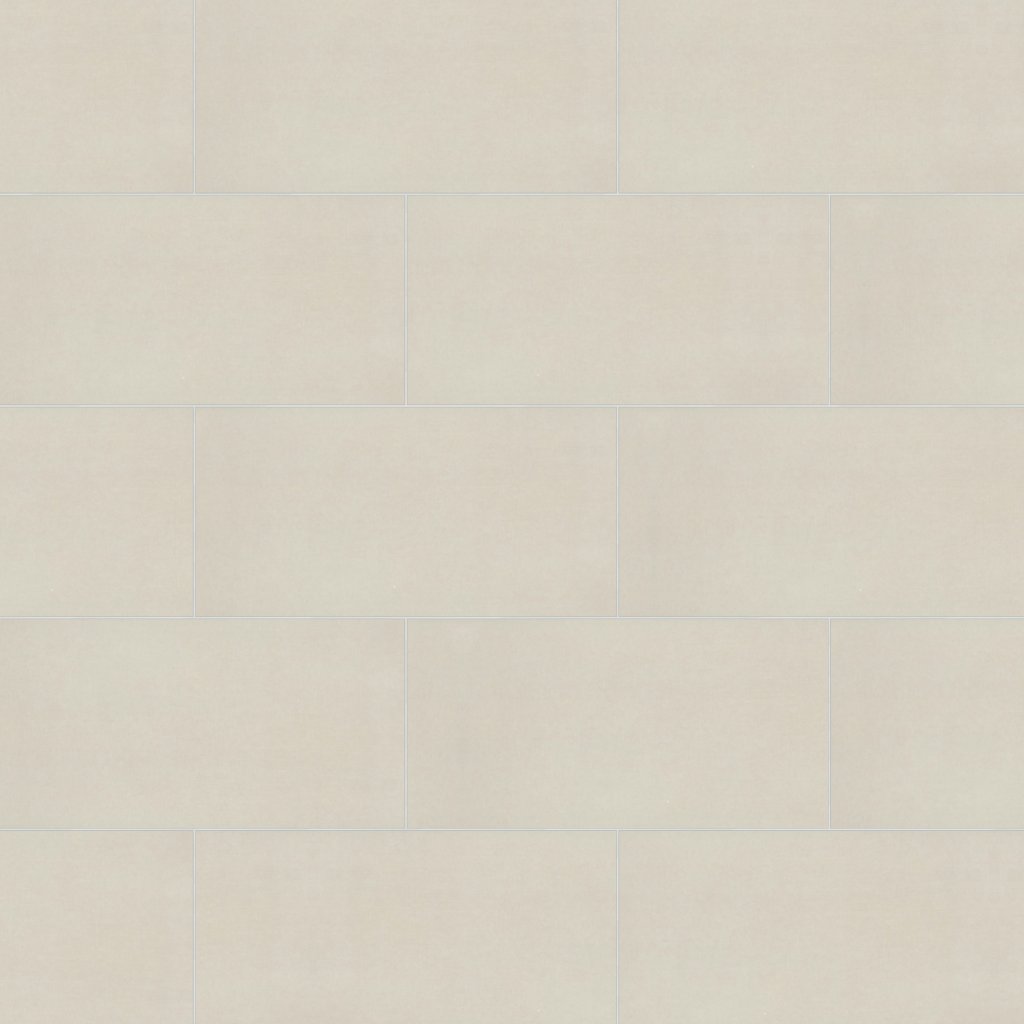 Daltile Prime White, Rectangle, 12X24, Matte - White