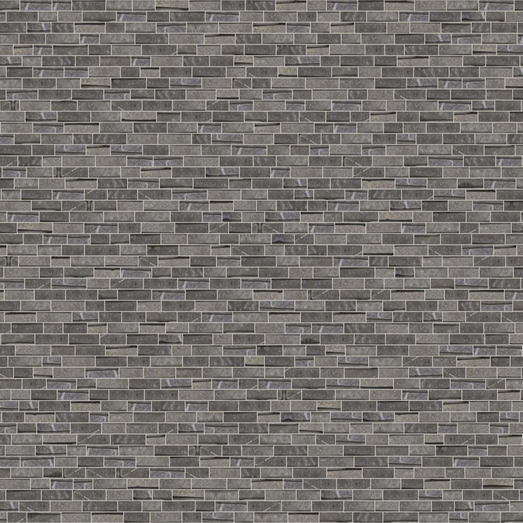 Qualis Ceramica Riviera Tileworks Chelsea Grey Stacked Brick Marble Interlocking Mosaic