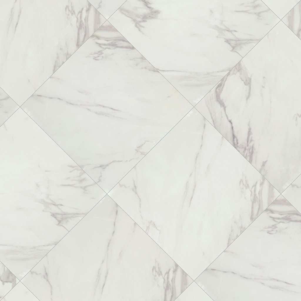 Daltile Artsy Studio Carrara, Square, 24X24, Matte - Studio Carrara