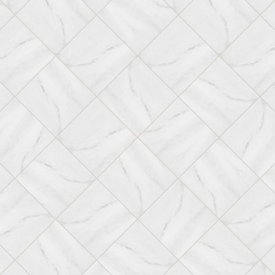 Qualis Ceramica Bianco Venatino 12x12 Polished - Herringbone