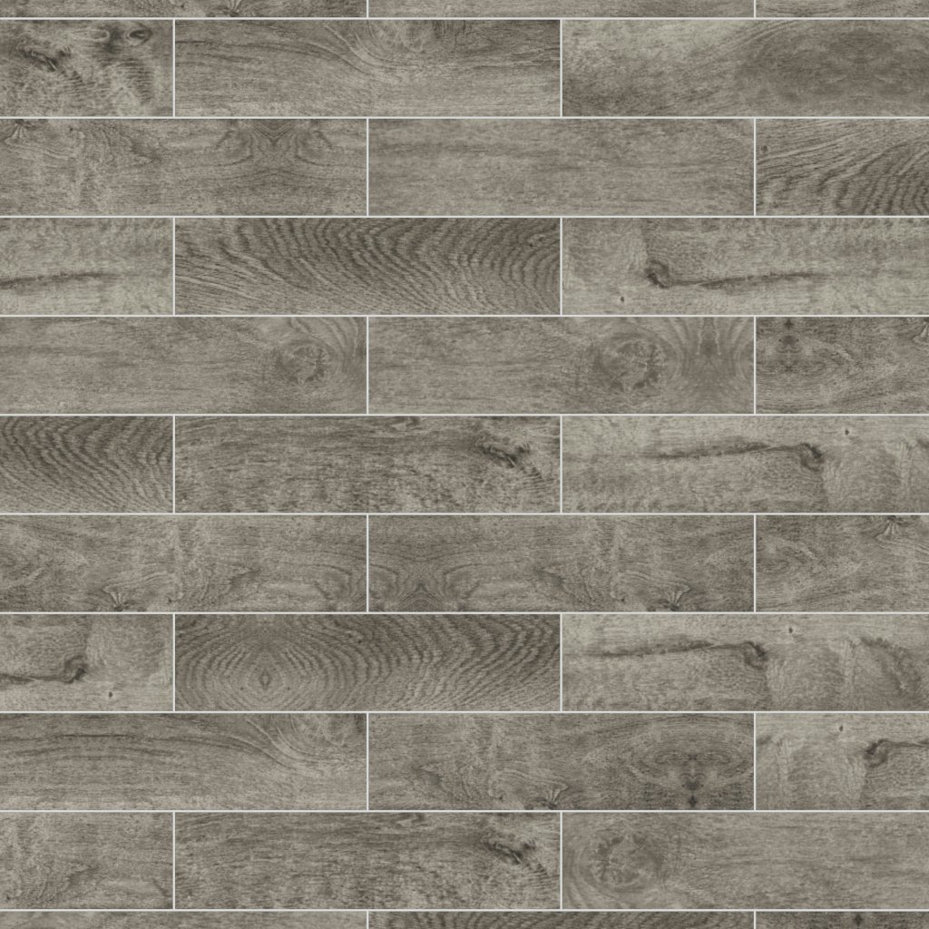 Daltile Broxburn Gray, Plank, 6X24, Matte - Gray