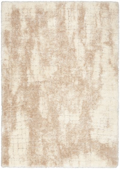 Nourison Home Nourison Dreamy Shag DRS01 5'3" x 7'3" Ivory Beige Modern Indoor Rug - 7'10" x 9'10"