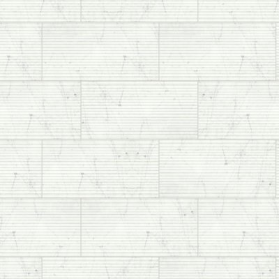 Qualis Ceramica Eterna Bianco 12x24 Honed Curva - Alternating 1/3
