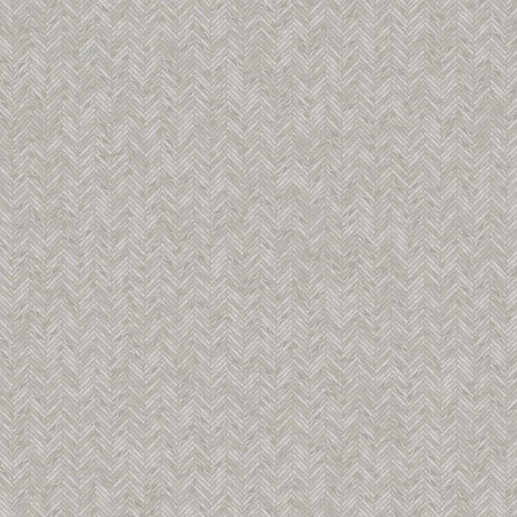 Marble Systems Silver Shadow Honed Herringbone 5/8x3 Marble Mosaic 10 7/16x12 13/16 - Silver Shadow